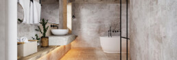 marmeren badkamer